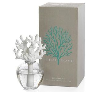 ZODAX CORAL BEACH BLUE MARINE FRANGRANCED PORCELAIN DIFFUSER